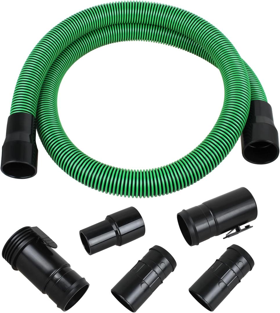 WS25020A Shop Vac Accessories for Ridgid Shop Vac Hose,2-1/2-Inch x 7-Feet Shop Vac Attachment for Wet Dry Shop Vacuum CleanersCompatible with Most Vacuum Cleaners