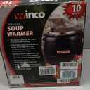 Winco Electric Soup Warmer, 10.5-Quart,Black