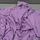 Babenest Purple Cylinder Pedestal Stand Covers Set of 5, Spandex Vintage Fitted Round Pedestal Covers, Elastic Cloth Pillar Plinth Cover for Birthday Wedding Party Reception Decoration(Without Stands)