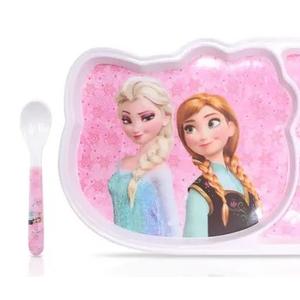 Princess Set Durable Tableware Meal Dishes Mealtime Set includes Dinner Serving Bowl Plate Cup with a Matching Spoon & Fork