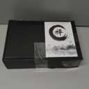 Yoquare Mini Zen Garden, White Sand, 10" x 7" Rectangular Plastic Tray with Meditation Accessories