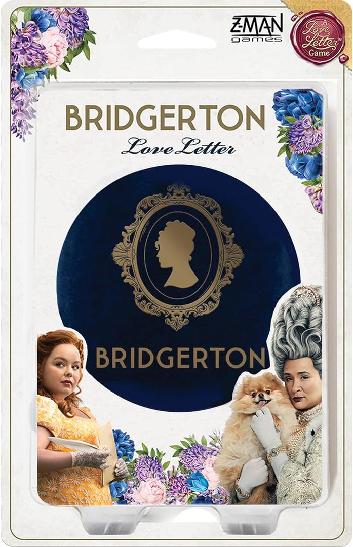 Bridgerton Love Letter Card Game - Unmask Lady Whistledown's Identity! Strategy Game for Kids and Adults Based on The Hit Neflix Series, Ages 10+, 2-6 Players, 20 Minute Playtime, Made by Z-Man Games