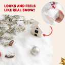 JOYIN 12oz Fake Snow Decoration Xmas Artificial Snow, 320g Plastic Fake Snowflakes for Christmas Tree Decoration Holiday Decor and Winter Displays (White)