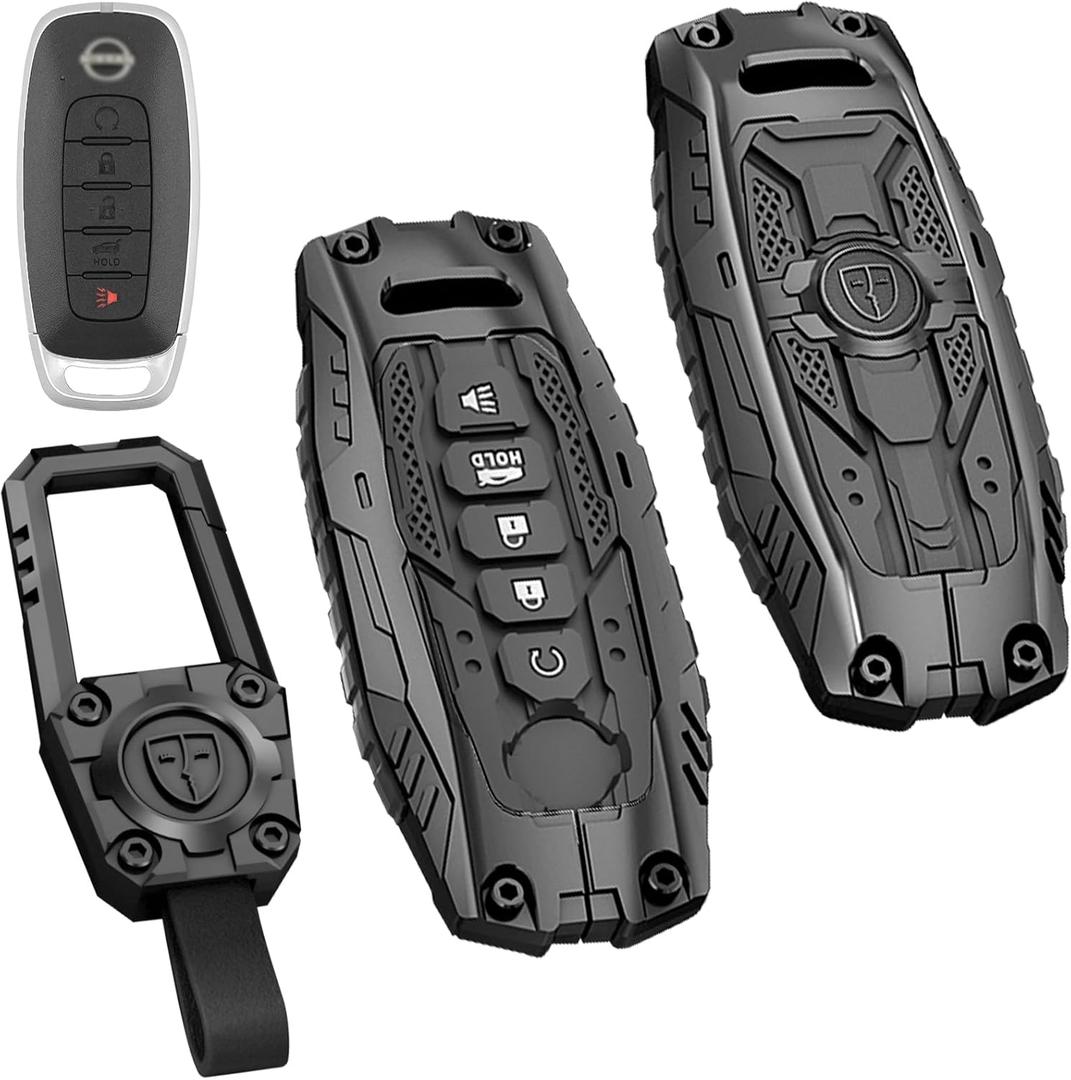 Key Fob Cover Case for Nissan Rogue Sentra Pathfinder Versa Accessories (Model-B)