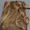 NAYOO Long Mixed Blonde Wavy Wig for Women 26 Inch Middle Part Curly Wavy Wig Natural Looking Synthetic Heat Resistant Fiber for Daily Party (Mixed Blonde)