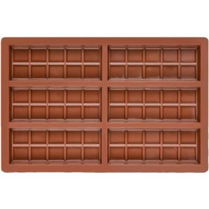 Silicone Bake Molds 6 Cavity Silicone Chocolate Mold Jelly Block Epoxy Ice Tray Fondant Cake Decorating Candy Tool 2Pcs C
