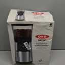 OXO Brew Conical Burr Coffee Grinder - Silver, Stainless Steel Burrs, One-Touch Automatic Smart Grind
