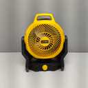 Battery Operated Fan Compatible with Dewalt 20V Max Battery with AC Adapter, Up to 650 CFM & Variable Speed, Low Noise 30dB, Portable Fan for Indoor/Outdoor Jobsite, Camping (Tool Only)