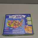 QUOKKA United States Puzzles for Kids Ages 4-6 - 70 Pcs Floor Puzzles for Kids Ages 6-8 Preschool Activities - Includes 50 Cards with 400+ USA Facts- State-Shaped Jigsaw Puzzle Gift for Girls Boys