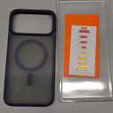 TORRAS Stronger Magnetic & Shockproof for iPhone 17 Pro Max Case, Fit for MagSafe, Mil-Grade Drop Protection, Camera Control, DIY Button, Slim for iPhone 17 Pro Max Phone Case Translucent Deep Blue