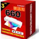 CAREGY Thermal Laminating Pouches,660 Pack Laminating Sheets, 3 Mil, 9 x 11.5 Inches Lamination Sheet Paper for Laminator, Round Corner Letter Size, Office and School Supplies