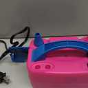 Balloon Pump Electric, Portable Automatic Dual Nozzle Inflator 110V 600W with Tying Tools for Birthday Gender Reveal Baby Shower Balloons Party Decorations (Rose Red)