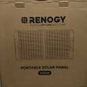 RENOGY REGO 100W Portable Solar Panel, Renogy Solar Panels IP65 Waterproof, 100 Watt Foldable Solar Panel for Camping, Hiking, Fishing, Outdoor, RV, Van, Boat, Off Grid Applications