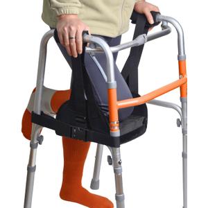 Walker Knee Sling, Adjustable Knee Rest with Padding for Surgery Recovery, Alternative to Crutches & Knee Scooters for Non Weight Bearing, Walker Accessories for Ankle/Foot Injuries