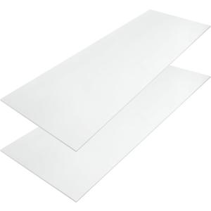 Amylove 1 Pack Polyurethane Foam 1/2" x 24" x 72" High Density Cushion Upholstery Foam Sheet for Seat Replacement DIY Projects Chairs Headboards Sofas Home (White)