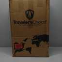 Traveler's Choice Pagosa Indestructible Hardshell Expandable Spinner Luggage, Black, 22" Carry-on