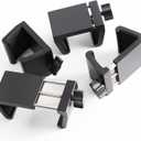 Universal Heavy-Duty Outdoor Furniture Clips for Wicker Patio Furniture, Anti-Separation Locking System for Sectional Couch,Secures up to 2.5" Square & Round Tubes(4pcs)