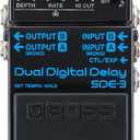 BOSS SDE-3 Dual Digital Delay Pedal | Authentic Sound of the Legendary Roland SDE-300 | Compact Pedal | Versatile Modern Features | Longer Delay | MIDI/IO Connectivity