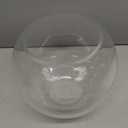 Craft And Party, Glass Bubble Vase, 8" Height x 10" Width Glass Fish Bowl, Bubble Bowl for Terrarium, Flower Centerpiece