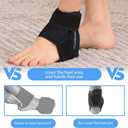 Ankle Ice Pack Wrap Heel Ice Pack for Pain Relief, Hot Cold Therapy Cold Pack for Plantar Fasciitis, Achilles Tendonitis, Ankle Sprain, Foot Pain, 2Packs