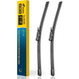 Raidbee 22"+20" Windshield Wiper Blades Replacement For Ford Mustang 2021 2020 2019 2018 2017 2016 2015 2014 2013 2012 2011-2007 Lincoln MKZ 2020-2013 Windshield Wiper Blades For My Car Set of 2