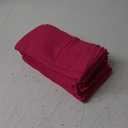 NSGZ 12-Pack Dinner Napkins - Hot Pink, 20x20 Inch Cotton Linen Napkins, Hemstitch, for Dinner, Wedding, Restaurant