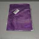 2 x XCHI Purple Glitter Sequin Mirror Table Runner Table Decoration for Wedding Party Singles Dance Home Kitchen Decor 13x36 Inch