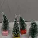Mini Christmas Tree with Lights, 4 Pack Tabletop Christmas Tree with LED Lights for Indoor Christmas Decorations Holiday Party Ornagment, Christmas Centerpieces for Tables New Year Decoration(4)