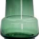 Aoderun Glass Vase for Flowers Handmade Modern Large Flower Vases for Centerpieces Living Room Office Dining&Coffee Table Kitchen Wedding Party 7.5 Inch(Green)