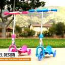 Razor Jr. Lil Kick 3-Wheel Kick Scooter for Younger Children (Ages 3+), Max Rider Weight 44 lb (20 kg)