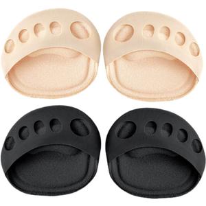 EACOZY Metatarsal Pads Invisible Socks, Soft Foot Pads for Women and Men, Reusable Ball of Foot Cushions for Runners, Prevent Pain and Discomfort
