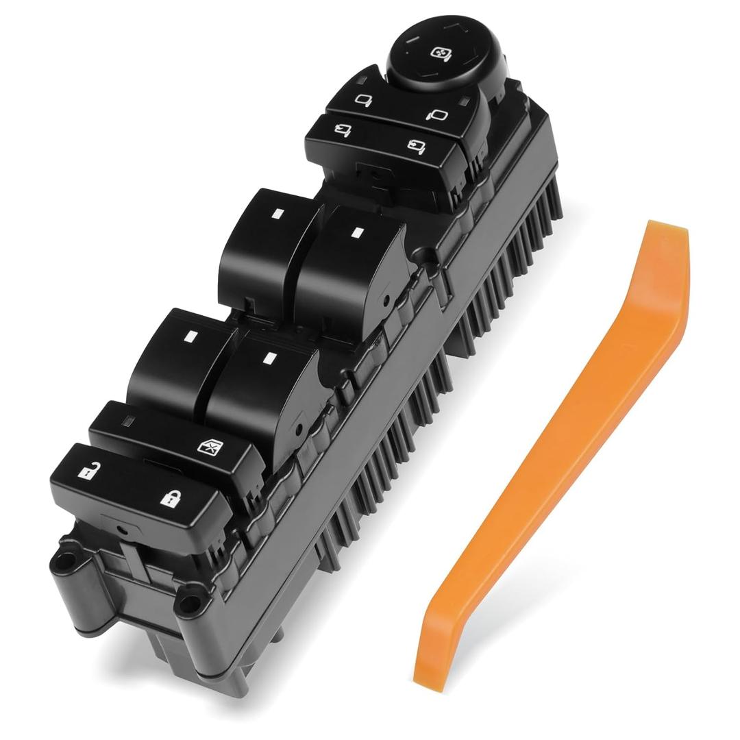 Power Window Control Switch Driver Side Door Lock & Mirror Switch Compatible with Chevrolet Silverado/Avalanche 2007-2013, Suburban/Tahoe/Sierra/Yukon 2007-2014 Replace#20835553