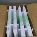 28 Pieces Christmas Tree Guard, 16inches Small Christmas Tree Fence for Dogs, White Plastic Traditional Around Xmas Gate, Ideal for Home Decoration, Wedding, Fairy Garden, Party