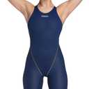 Arena Women's Racing Suit Powerskin St Next Open Back Competition Swimsuit Athletic Tech Suit (32, Navy)