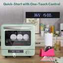 OFFNOVA Sublimation Oven Machine, 20L 110V 1250W Convection Oven for Sublimation Blanks Mugs Tumblers Cups Water Bottles Bulk Printing, with Oven Glove and Shrink Wrap, 14.4"D x 14.5"W x 17.3"H