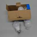 E ENERGETIC LIGHTING 40W Equivalent A19 LED Light Bulb, Soft White 2700K, ETL Listed, E26 Standard Base, Non-Dimmable LED Light Bulb, 4-Pack