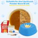 Yipetor Slow Feeder Dog Bowls for Liquid Treat, Enrichment Ball-Roll Bone Broth Dog Lick Bowl, 3/4 Cup Yogurt Pup Lick Toy for Large Medium Small Breeds Dietary Supplement/Post-op Nutrition
