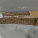 LazBlinds No Drill Bamboo Roman Shades, 35" W x 48" H, Highfield Teak