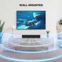 MZEIBO Sound Bar, 50W Soundbar for Smart TV Bluetooth 5.3 Speaker 17Inch with ARC/Optical/AUX Connection Surround for Home Theater Audio TV/PC/Gaming/Projectors