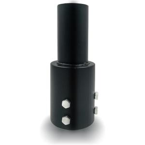 Tenon Slip Fitter Adapter for 3 inch Round Pole,Heavy Duty 2 3/8 Round Adapter for Led Parking Lot Light,Metal Outdoor Mounting Bracket,Shoebox Lighting,Street Light (3" Round Tenon Adapter)