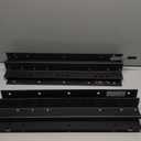 LONTAN 1 Pair 32 Inch Bottom Mount Heavy Duty Drawer Slides Full Extension Drawer Glides Undermount Rails Bottom Install Hidden Cabinet Runners 260LB Capacity