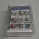 Acrylic Sign Holder 4"x6", 16 Pack Clear Double Sided Clear Table Menu Vertical Display Stand Desktop Display Stand Paper Holder Table Sign Holder Suitable for Restaurants Office Store Show Fair