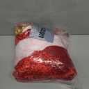 Santa Claus Costume for Men 9 PCS Deluxe Santa Suit with Hat, Christmas Party Costume for Men Adult Santa Outfit (Festgleam 3XL)