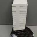 40Pcs Drawer Dividers, Adjustable Drawer Organizer for Socks, Underwear, Makeup, Can Help Tidy Kitchen, Bedroom, Dresser White