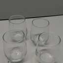 Stemless Wine Glasses Set of 4, Red White Wine Glasses, No Stem, Clear, 15oz, Premium Crystal Sturdy Drinking Glass for Daily Use, Birthday, Wedding, Home Party, Anniversary
