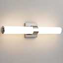 AIJIASI Brushed Nickel Vanity Lights for Bathroom - 22 Inch Bathroom Light Fixtures Over Mirror with Acrylic Shade, 18W LED Modern Vanity Lighting Fixtures Wall Sconce 3000K - Amazon.com