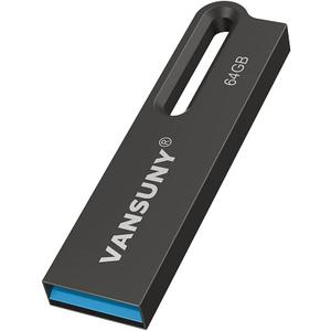 Vansuny 64GB Flash Drive Metal Waterproof USB Drive USB 3.0 Ultra High Speed Memory Stick, Portable Thumb Drive for PC/Tablets/Mac/Laptop