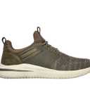 Skechers Men's Delson 3.0-Cicada Knitted Bungee Lace Slip On, Size 11 US