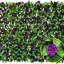 LANDGARDEN Privacy Fence Screen Artificial Leaf Faux Ivy Expandable/Stretchable Fence Cover