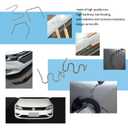 DGZZI 900PCS 6 Kinds Car Bumper Plastic Welding Machine Special Welding Nail Set Box Welding Staples for Bumpers Dashboard Light Socket Radiator Repair